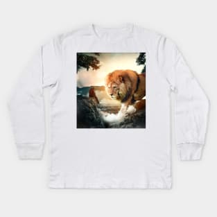 BİG LİON Kids Long Sleeve T-Shirt